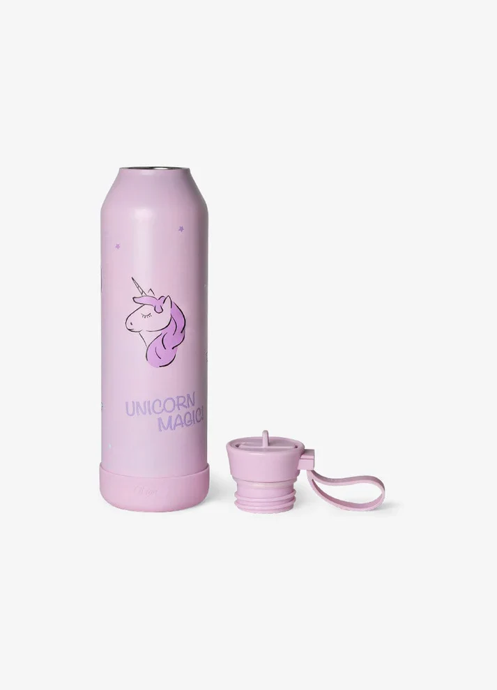 750ml Insulated Water Bottle - Stormy Unicorn - Image 2