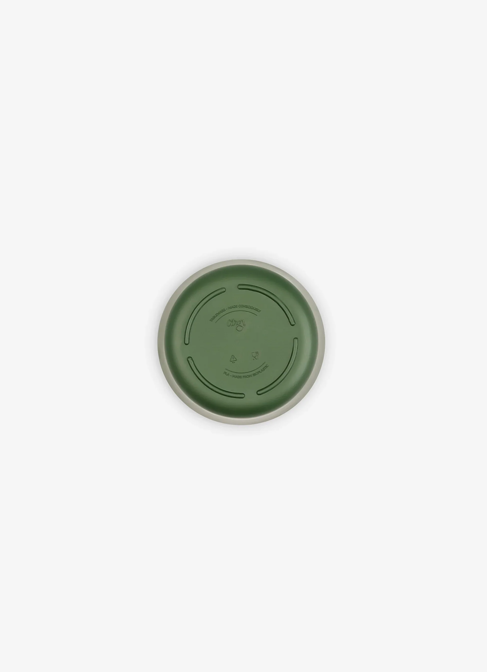 Eco Cups Set of 4 - Green/ Cream - Image 8