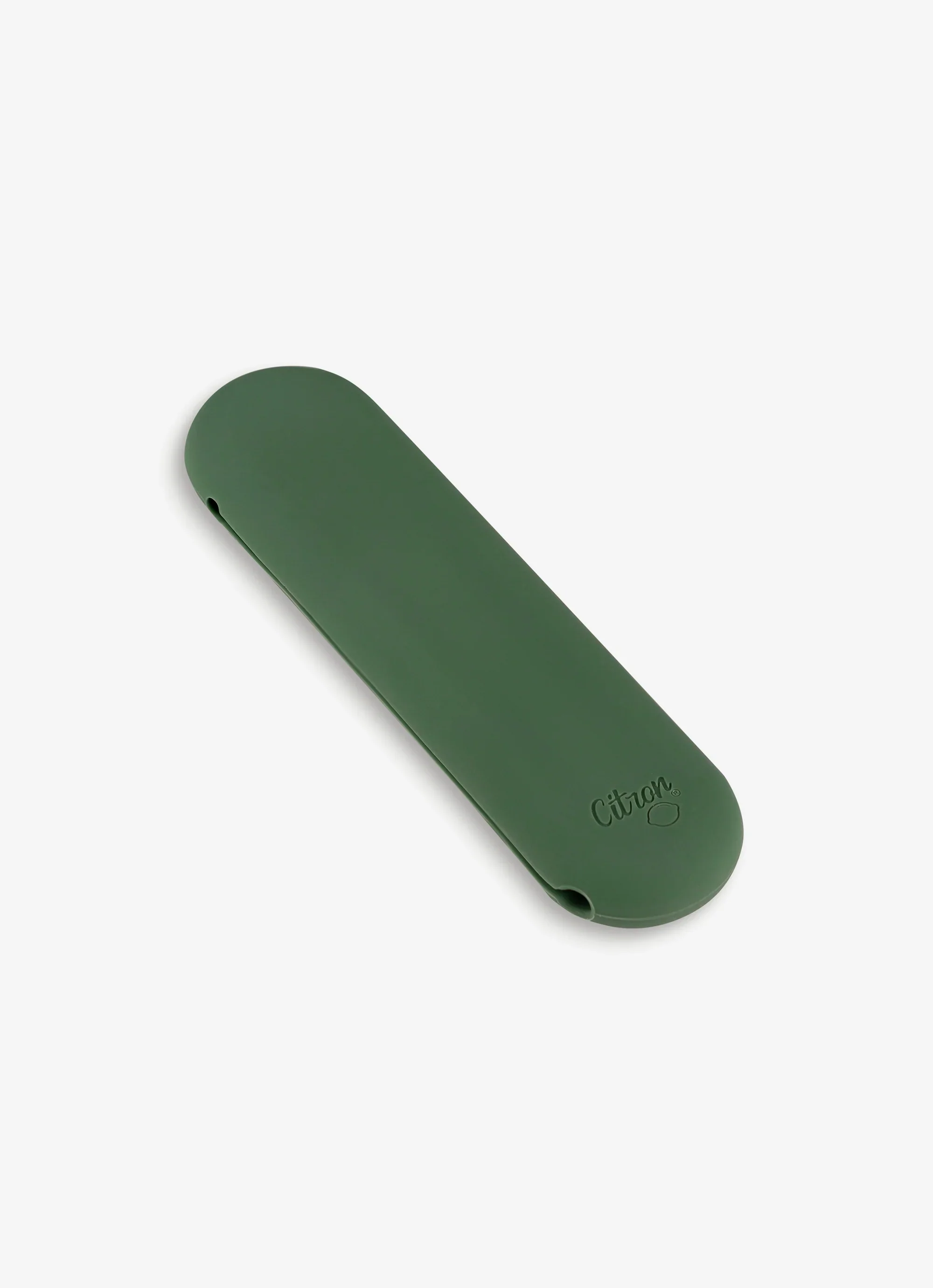 Eco Cutlery Set + Case in Green/ Cream - Image 5