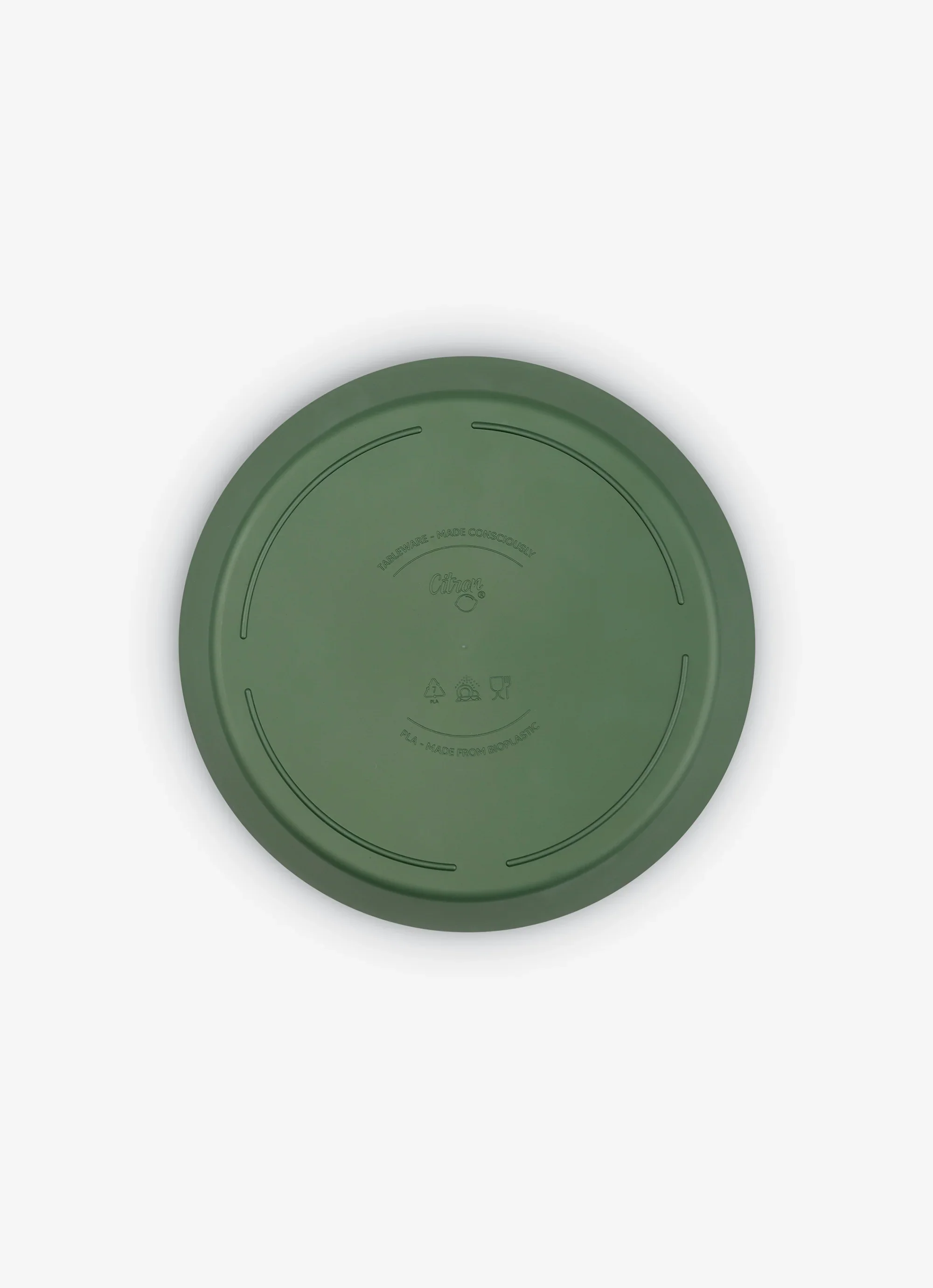 Eco Plates Set of 4 - Green/Cream - Image 6