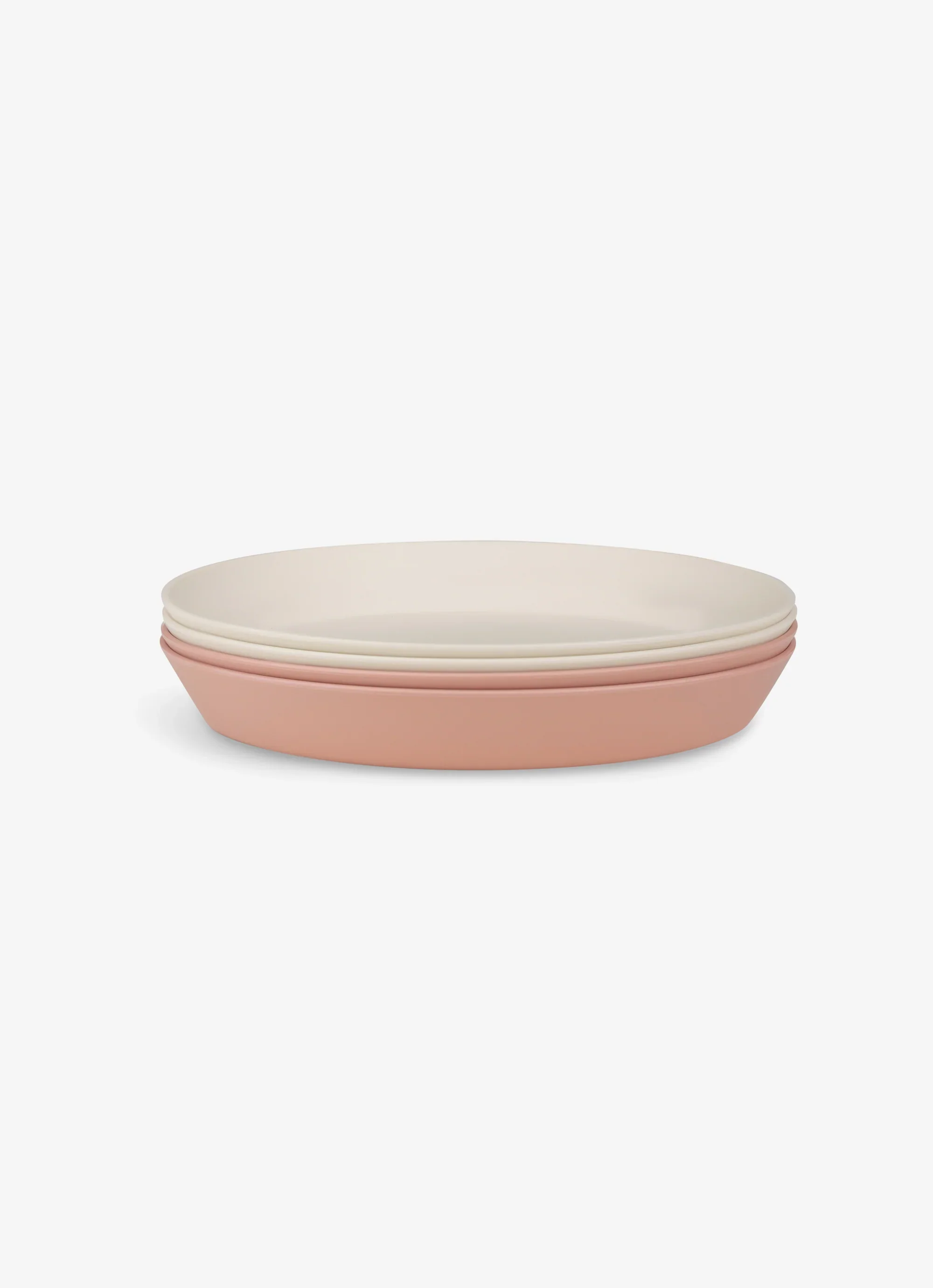 Eco Plates Set of 4 - Pink/Cream - Image 3