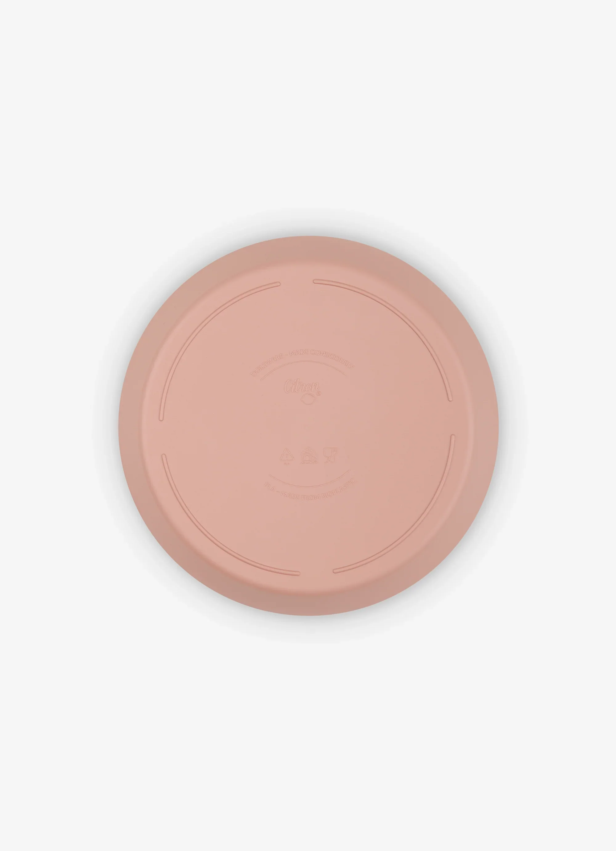 Eco Plates Set of 4 - Pink/Cream - Image 5