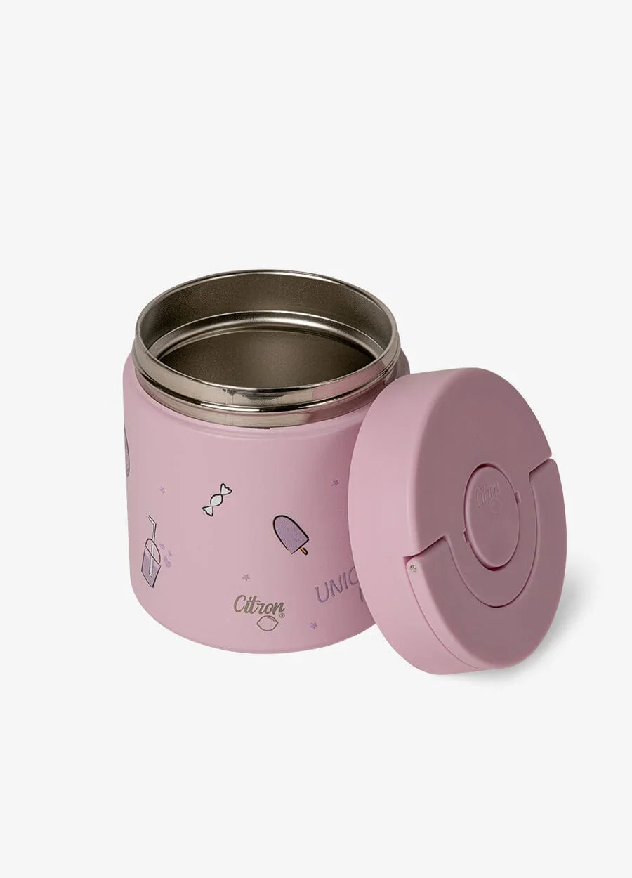 Insulated Food Flask 350ml - Stormy Unicorn - Image 3