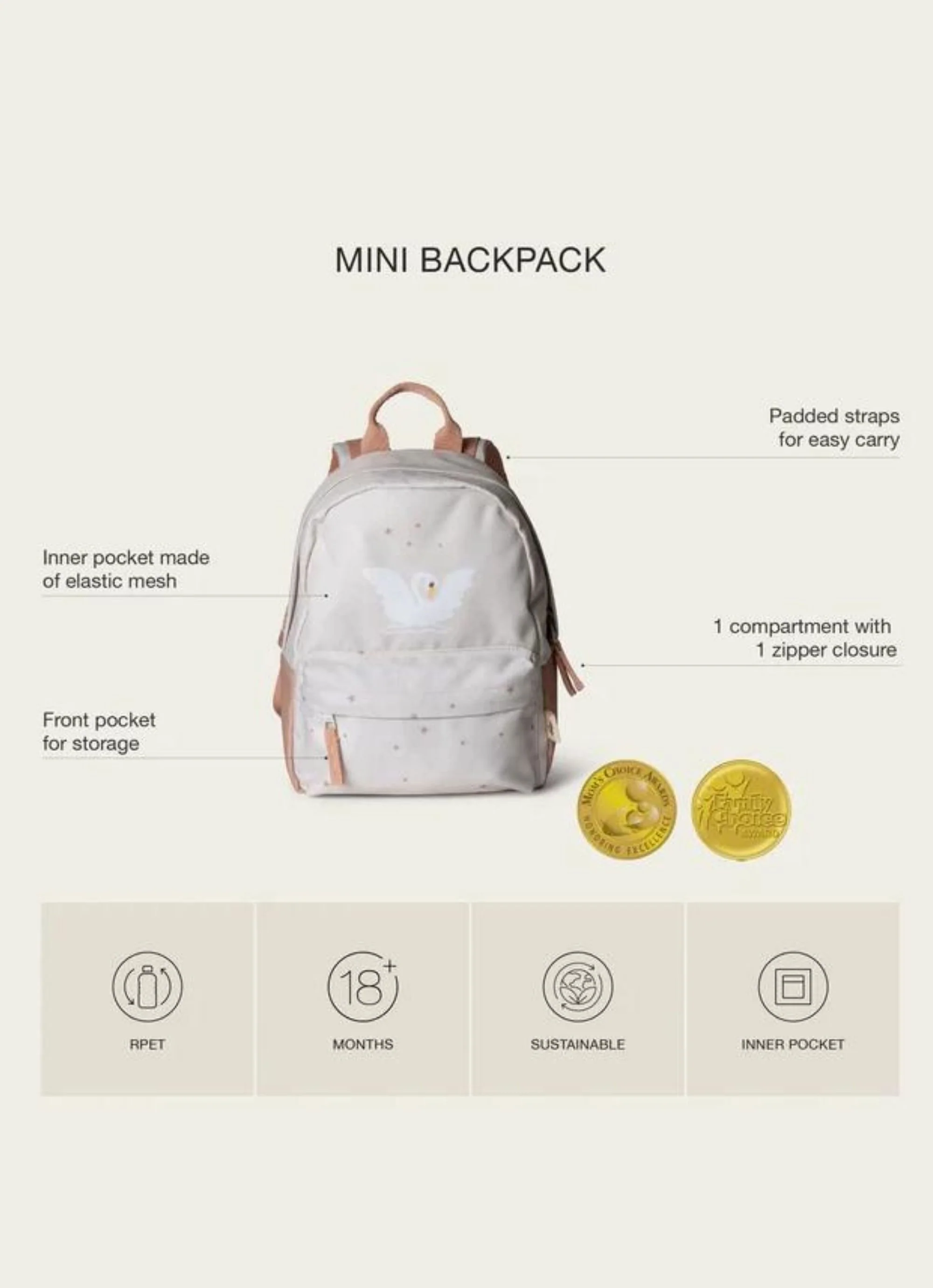 Kids Mini Backpack (12m+) - Vehicles - Image 11