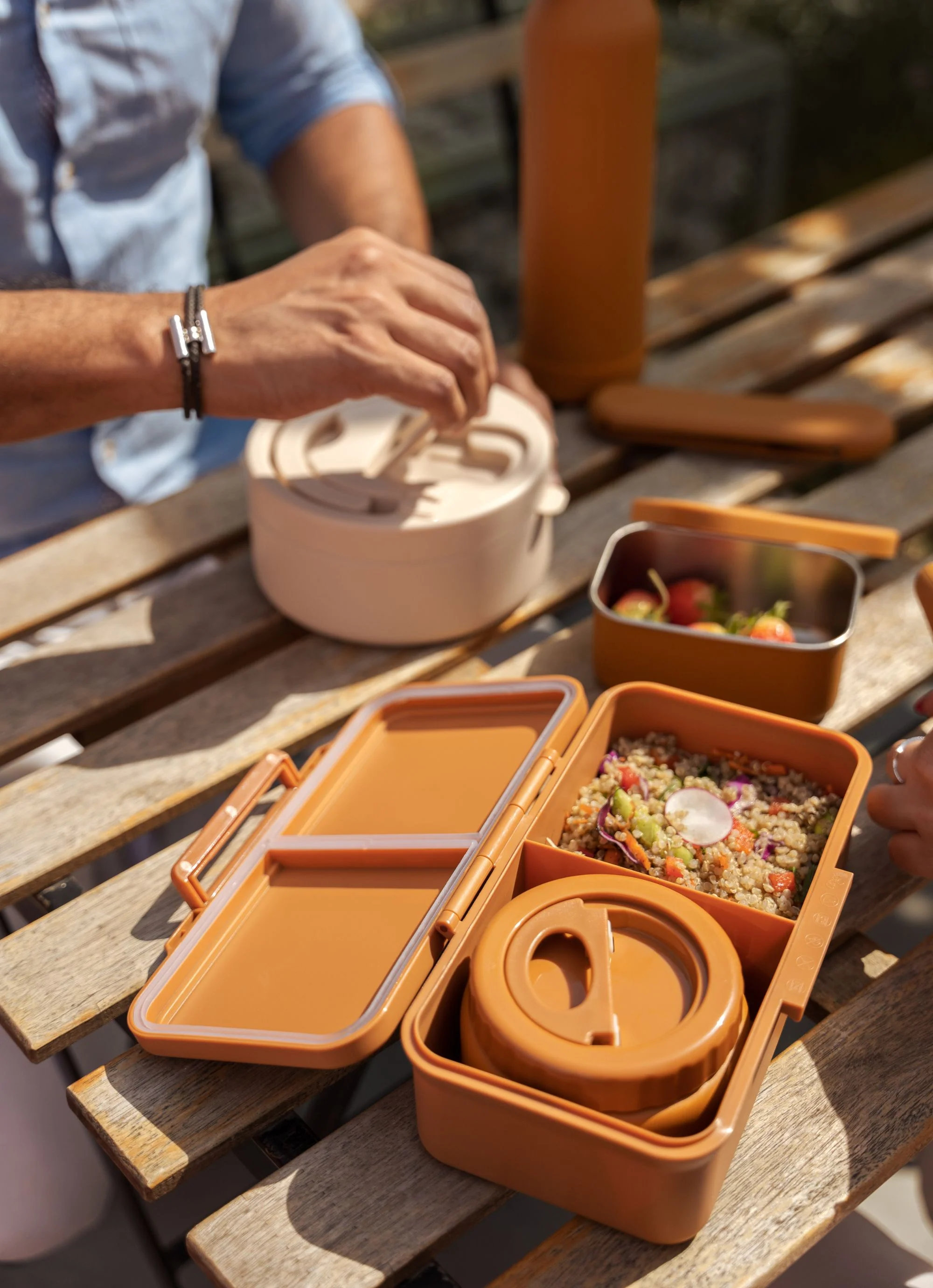 Rectangle Lunch Box - Caramel - Image 6