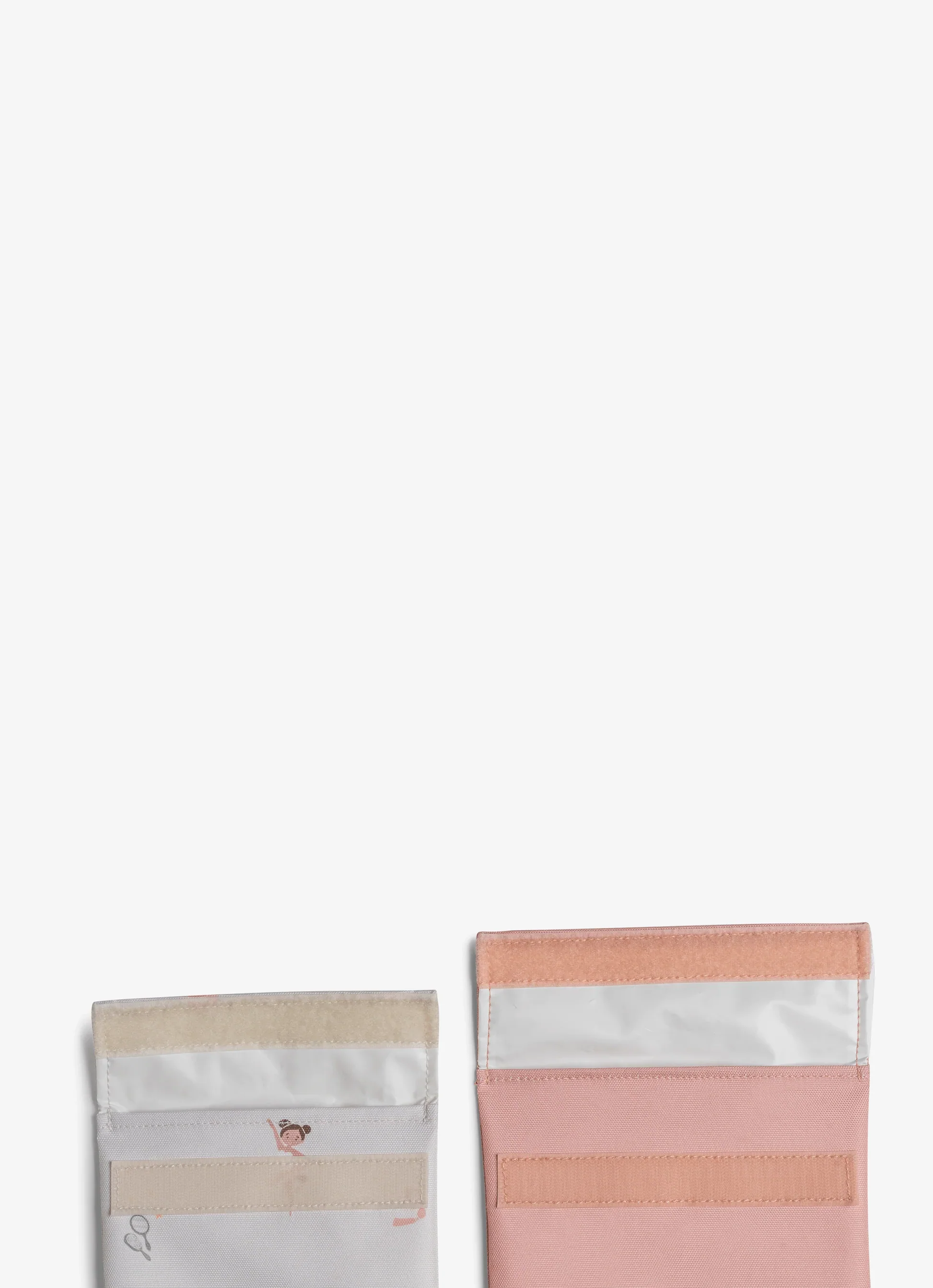 Two Reusable Sandwich Bags - Ballerina/Blush Pink - Image 4