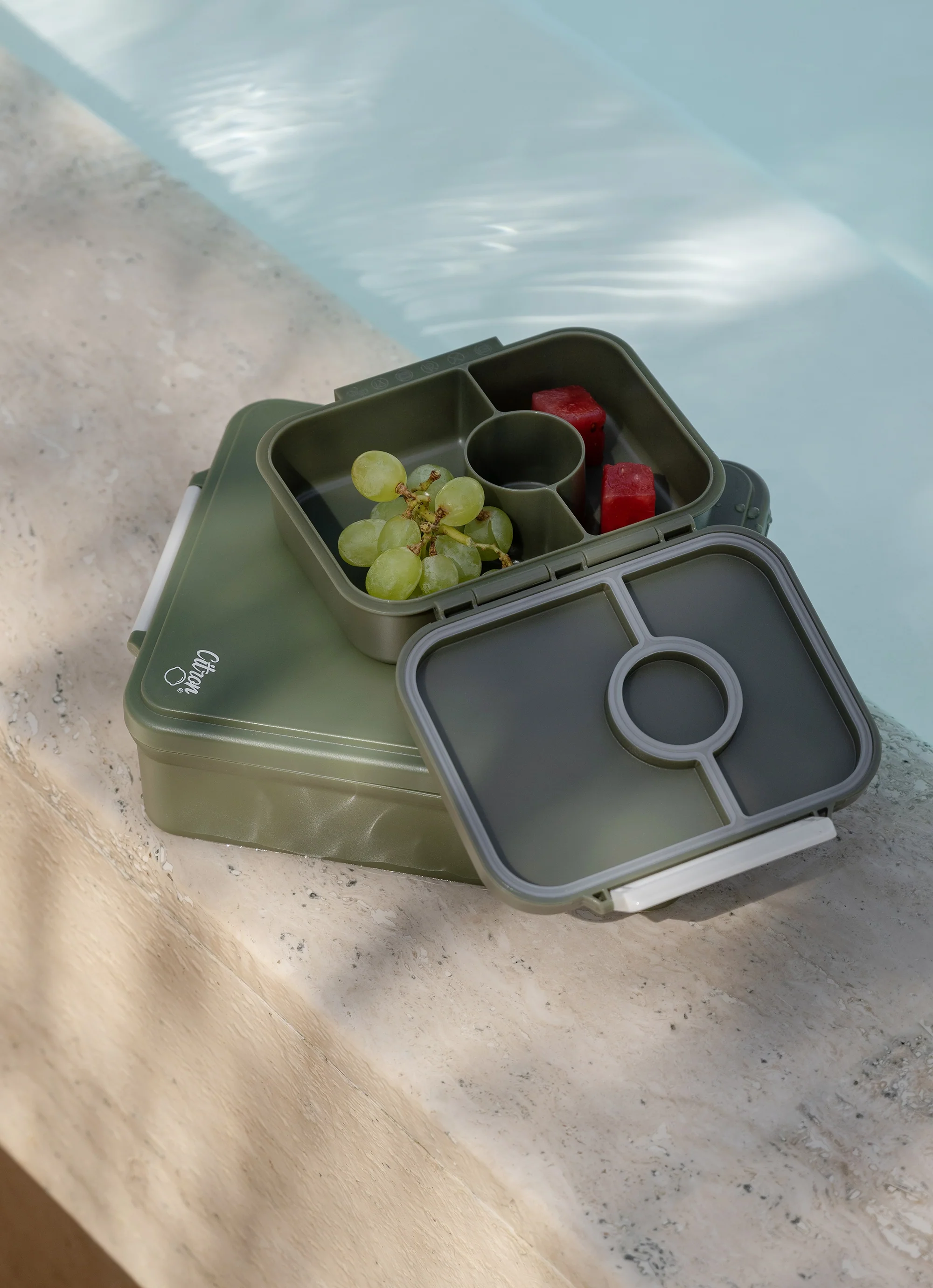 Tritan Snack Box - Olive Green - Image 5