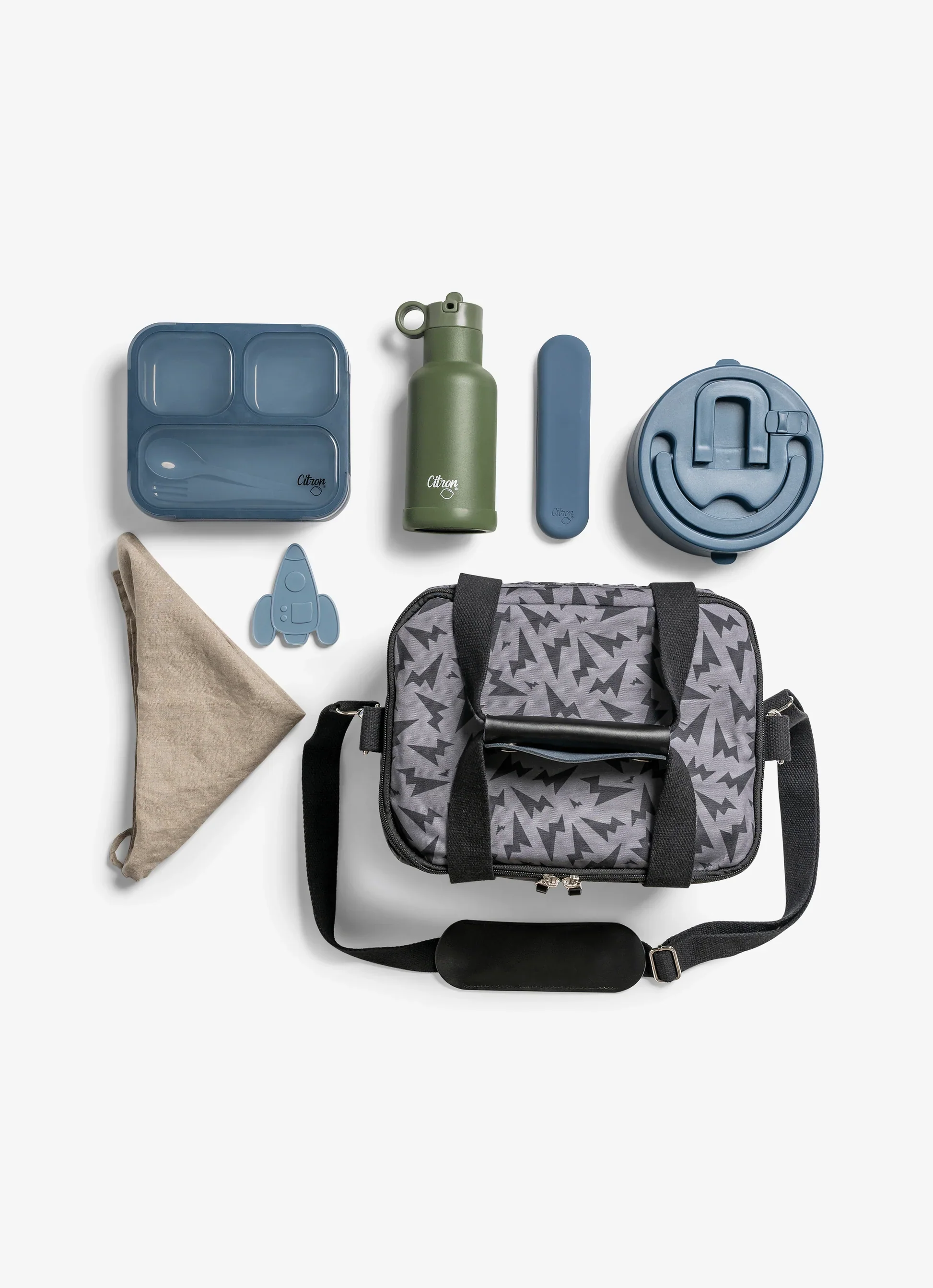 Insulated Picnic and Lunch Bag - Thunder Black - Image 6