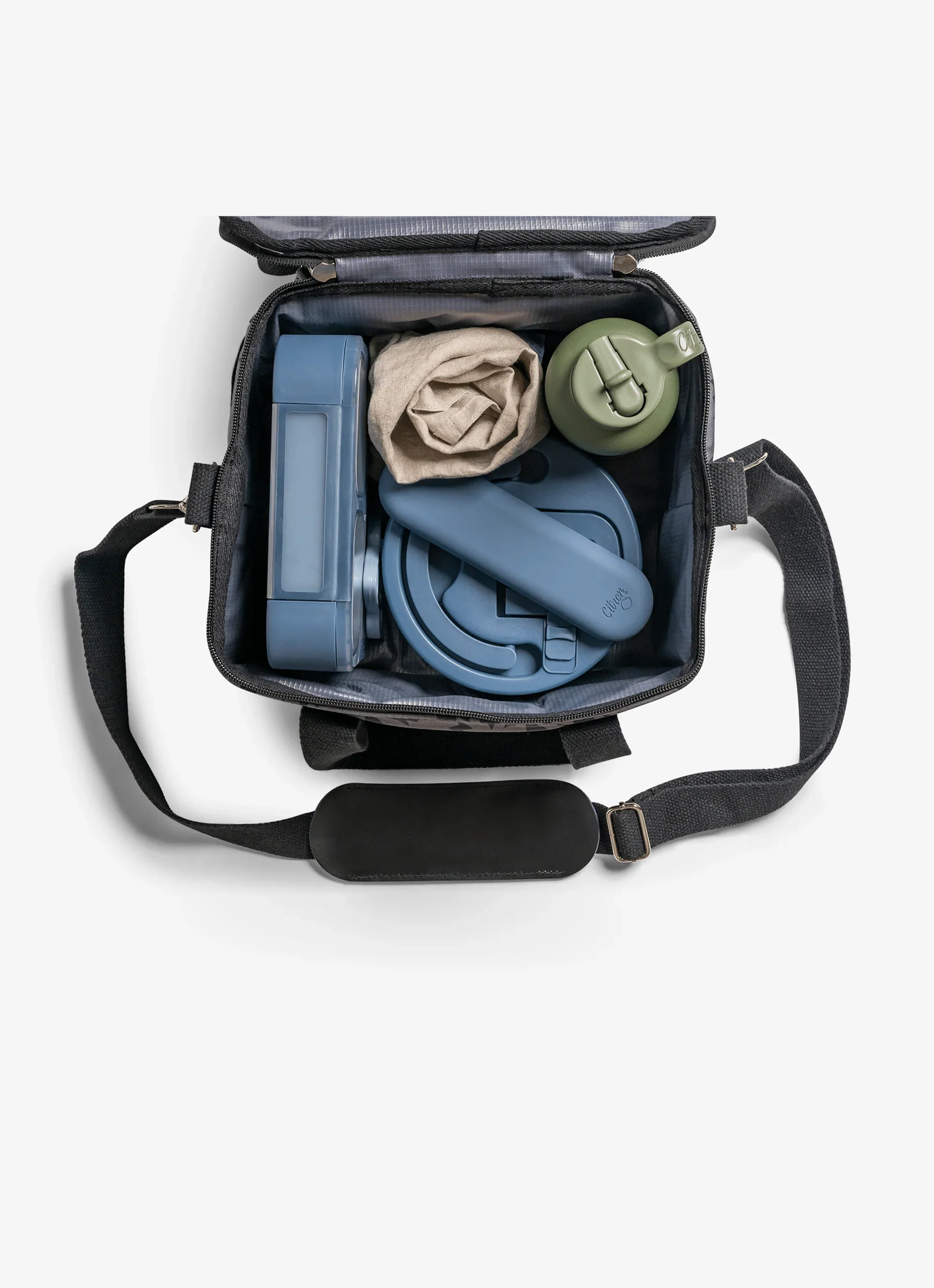 Insulated Picnic and Lunch Bag - Thunder Black - Image 7
