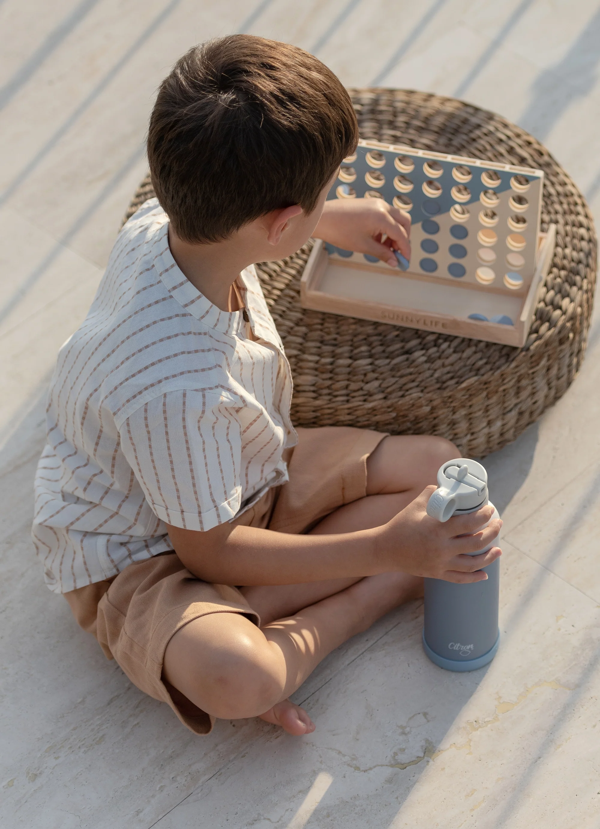 500ml Insulated Water Bottle - Dusty Blue - Image 6