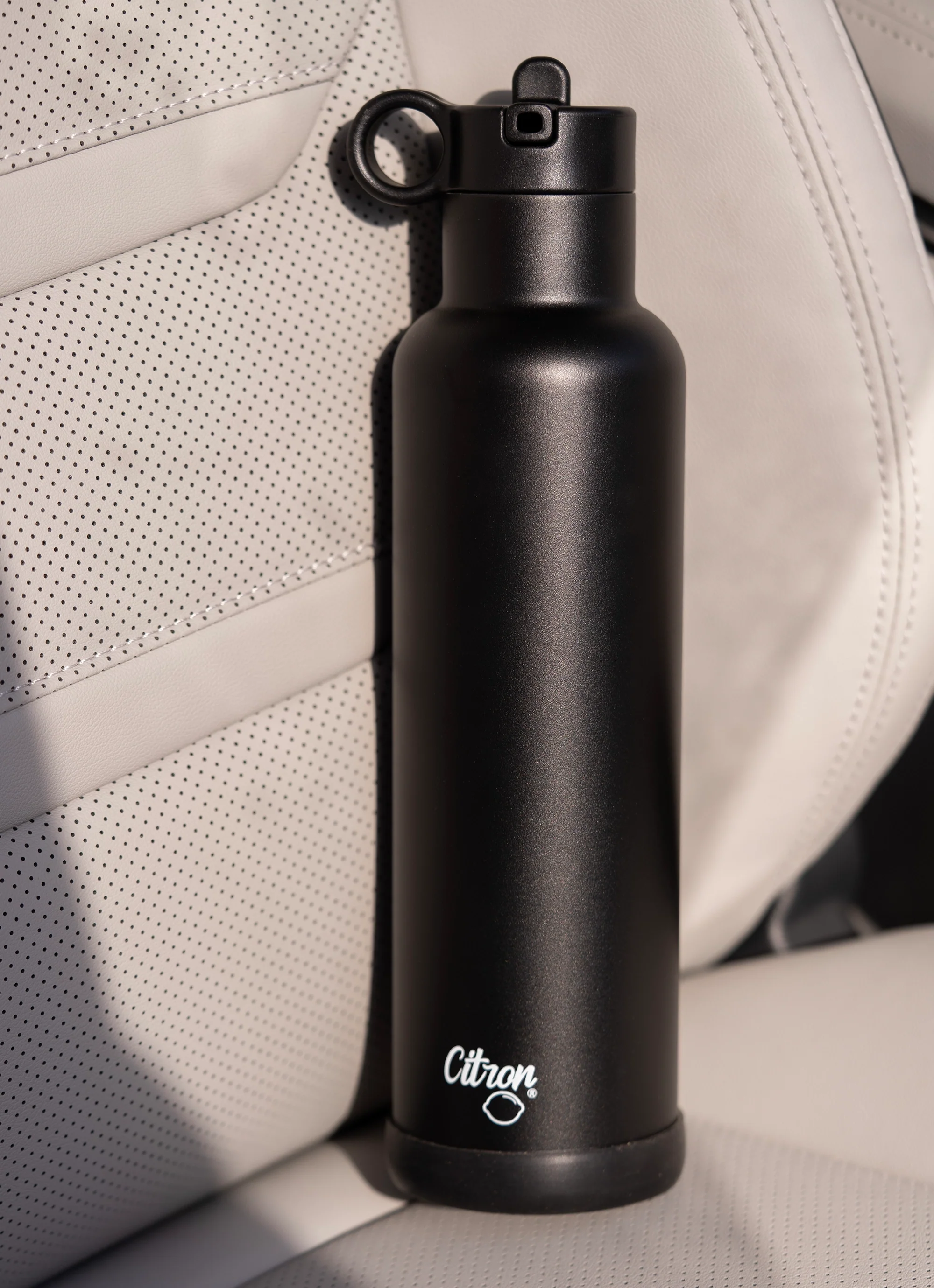 750ml Insulated Water Bottle - Black - Image 6